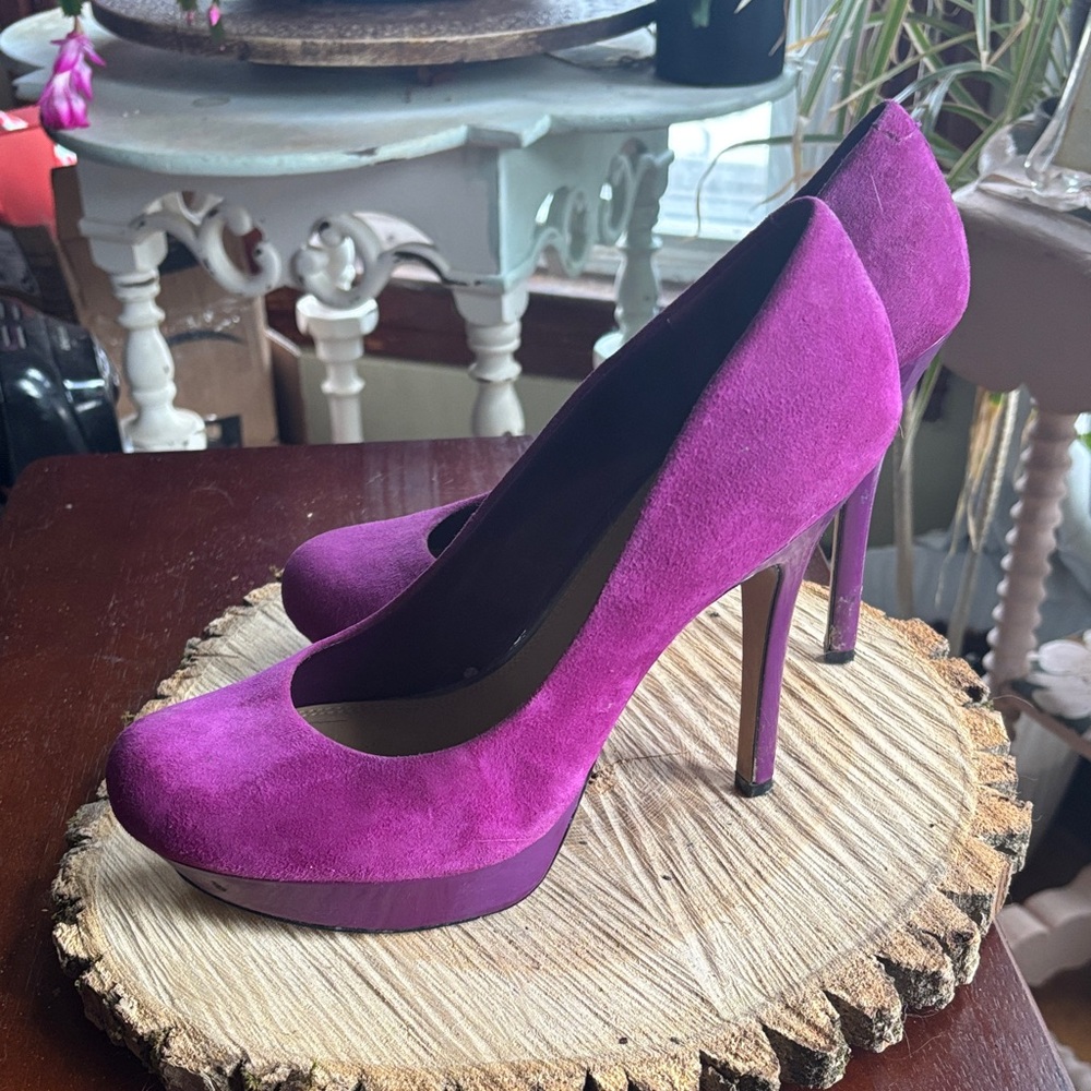 Jessica Simpson Fuchsia Heels - Picture 3 of 7
